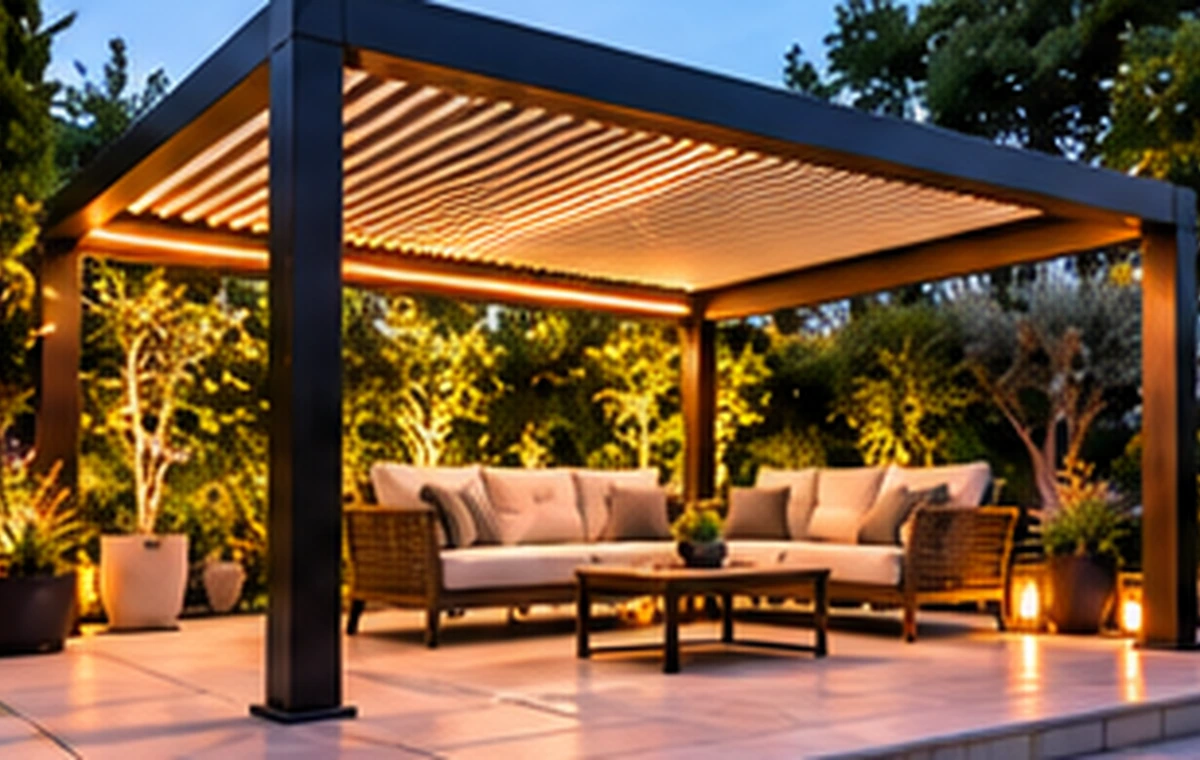Pergola, şezlong ve gölgelendirme çözümleri
